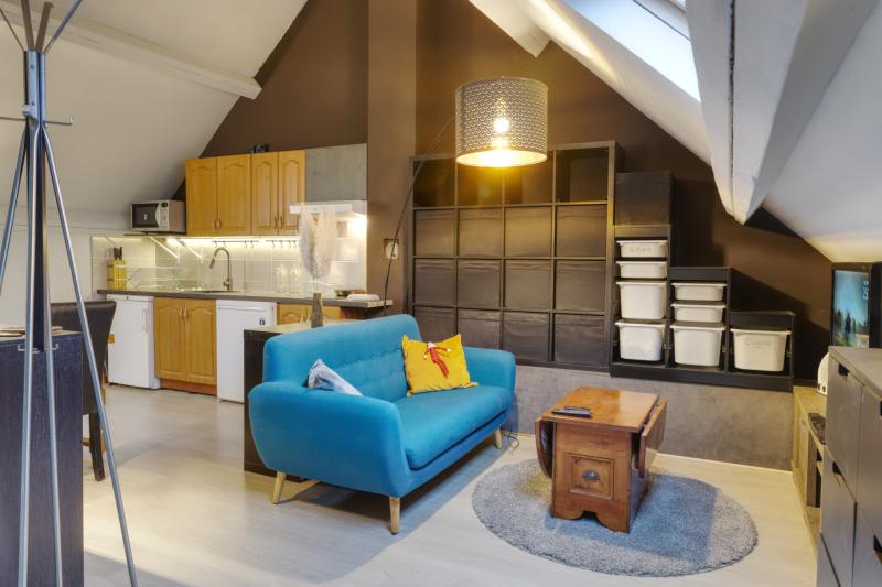 Studio meublé 45m² sous toit mansardé