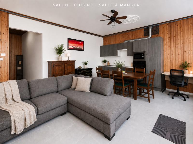 Grande chambre 22 m² avec poutres – 500 € tout compris